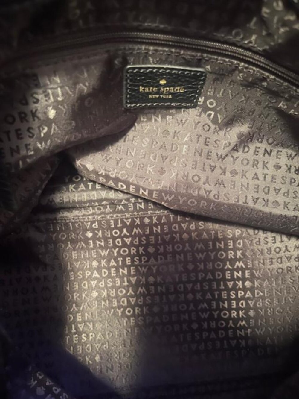 Kate Spade Black Pebble Leather Crossbody Shoulder Bag - Picture 9 of 11